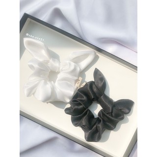 Dây buộc tóc Scrunchies Bunny 1 màu