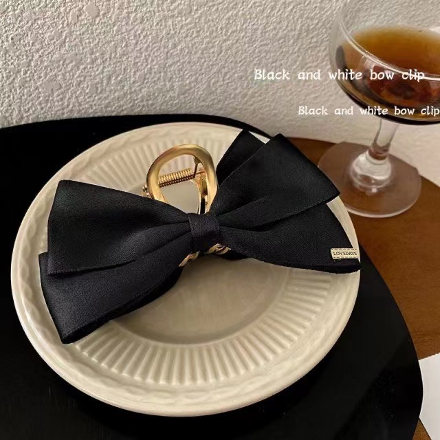 iF YOU Kẹp Tóc Hình Nơ Bằng Kim Loại Phong Cách Vintage Thanh Lịch Cho Nữ