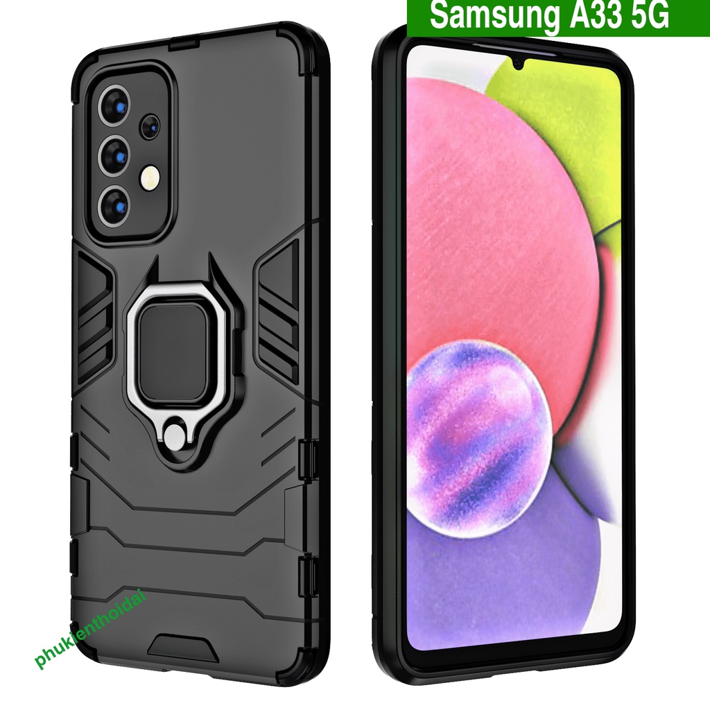 Ốp lưng Samsung A31 / A32 / A32 4G / A33 5G / A34 5G chống sốc Iron Man Iring siêu bền chống va đập mạnh