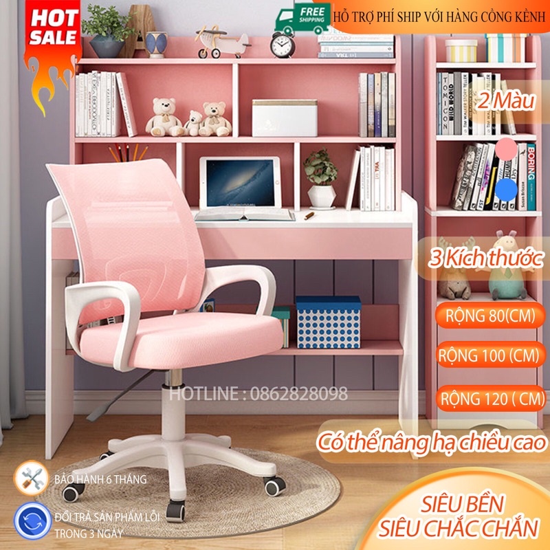 Bộ bàn ghế học sinh thông minh có thể nâng hạ chống gù chống cận cho bé chất liệu gỗ MDF cao cấp phủ Melamin