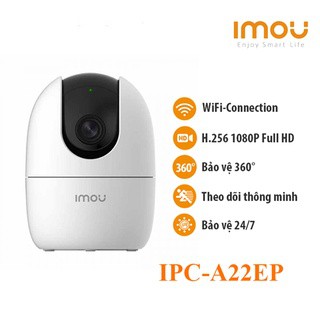 Camera ip wifi ipc-a22ep-imou 2.0mp 1080p