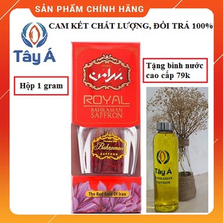 Saffron tây á 1gram/ nhụy hoa nghệ tâybahraman/ cam kết hàng chính hãng/bảo hành 1 đổi 1/tặng bình thủy tinh cao cấp 79k