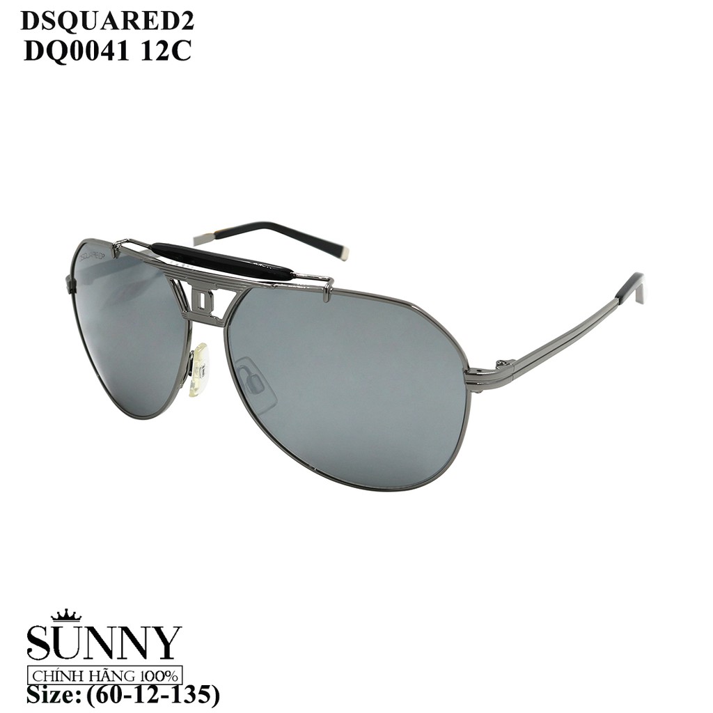 DQ0041 - kính mát Dsquared2 chính hãng từ Italia, sp kèm tem thẻ chống hàng giả do bộ công an cấp