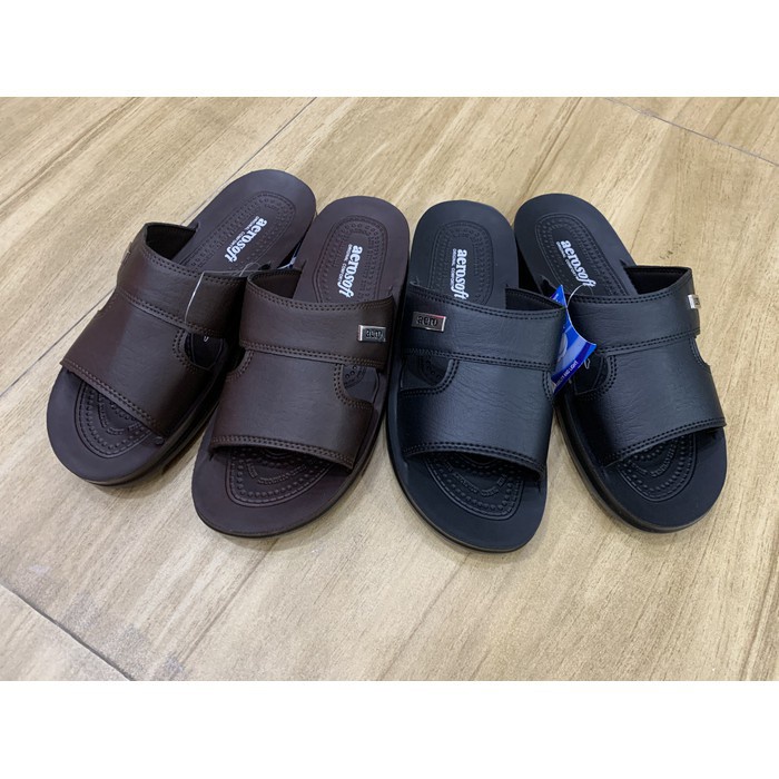 Dép Da Nam Quai Ngang Aerosoft Thái Lan Size 39-43