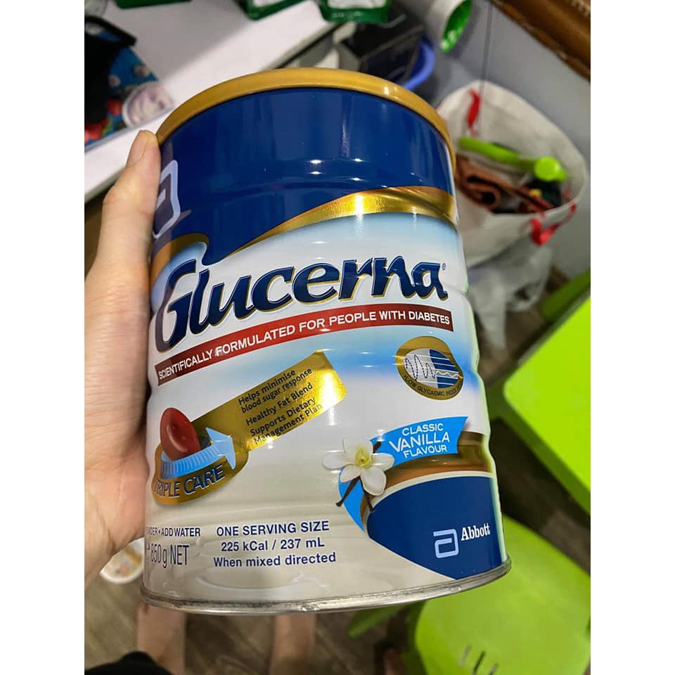 Sữa Glucerna Úc 850Gr - Dành Cho Người Tiểu Đường