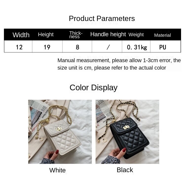 Túi đeo chéo vai đựng điện thoại thời trang sành điệu cho nữ