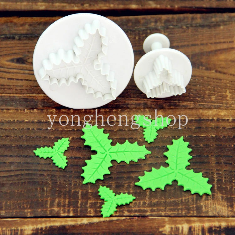 1 Bộ Khuôn Cắt Tạo Hình Trang Trí Bánh Hình Hoa Lá DIY