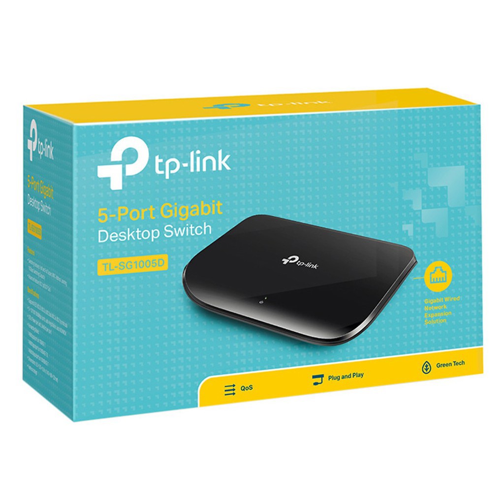 Bộ Chia Mạng 5 Cổng Gigabit Desktop Tplink SG1005D - Hàng Chính Hãng