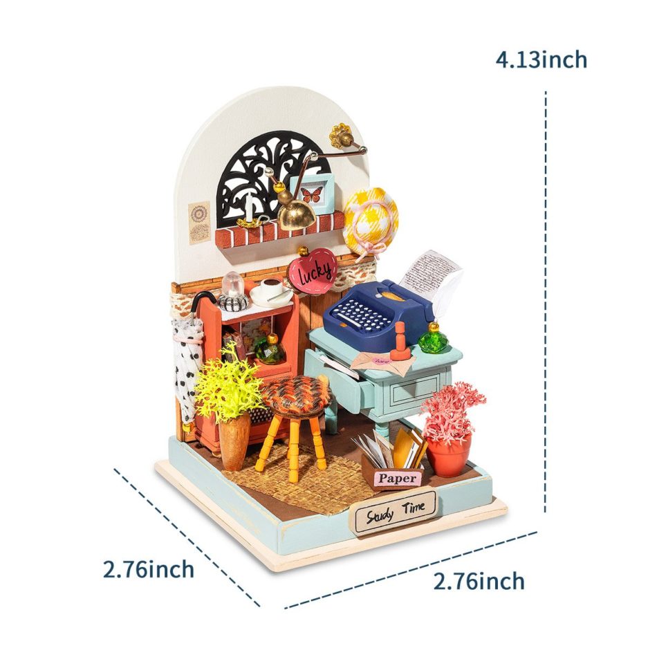 Mô Hình Gỗ 3D Lắp Ráp ROBOTIME Rolife Record Mood  DS017