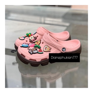 TẶNG 10 JIBBITZ dép sục crocs