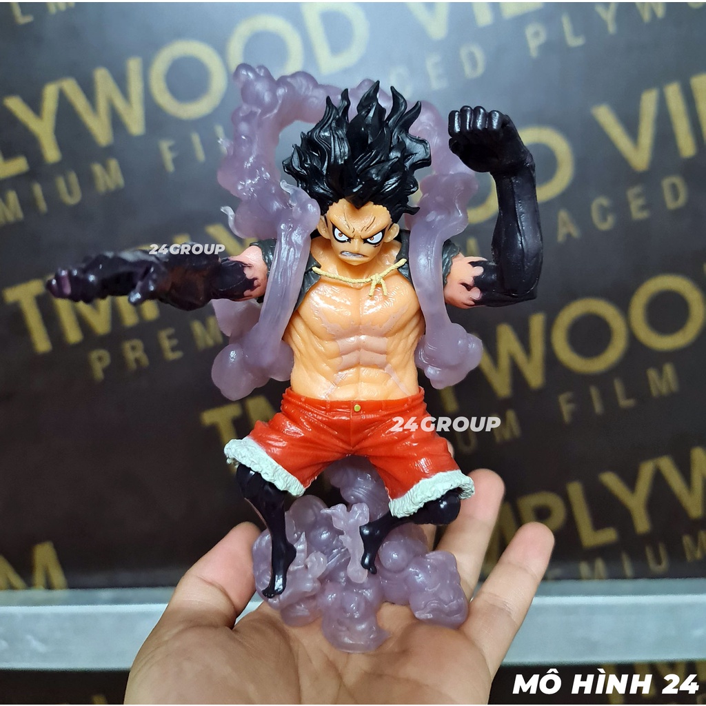 Mô hình cao cấp luffy gear 4 snakeman tay bọc haki Monkey D Lufy One piece