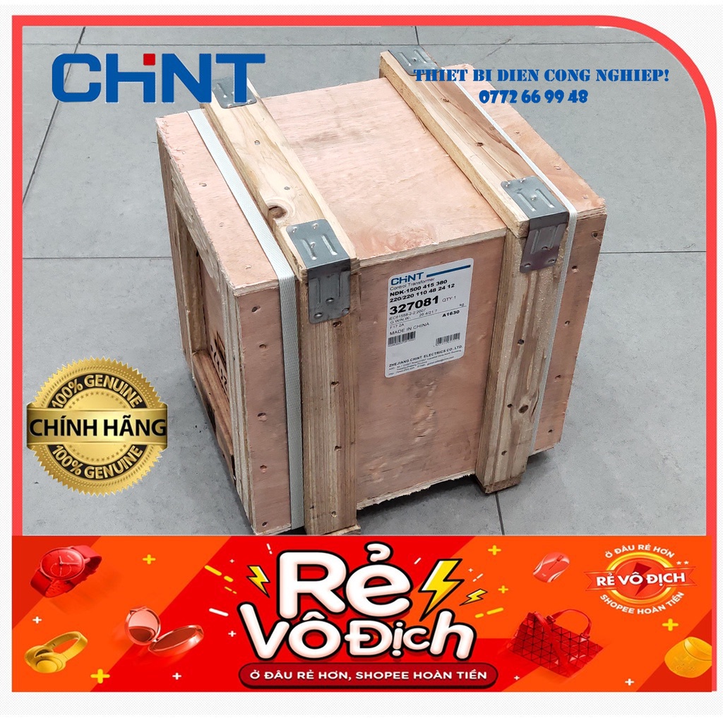 Biến áp cách ly NDK-1500VA Chint
