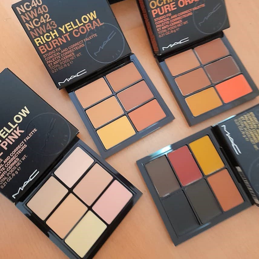 Bảng Kem Che Khuyết Điểm Mac Six Màu Sáng/Quầng Thâm Và Che Khuyết Điểm Mặt