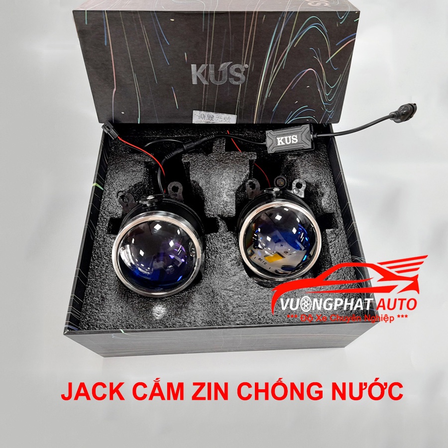 Bi Gầm Ô Tô Kus F2 Pha Cos Laze Siêu Bám Đường, Bi Led Ô Tô Trợ Sáng Phá Sương - Vượng Phát Auto