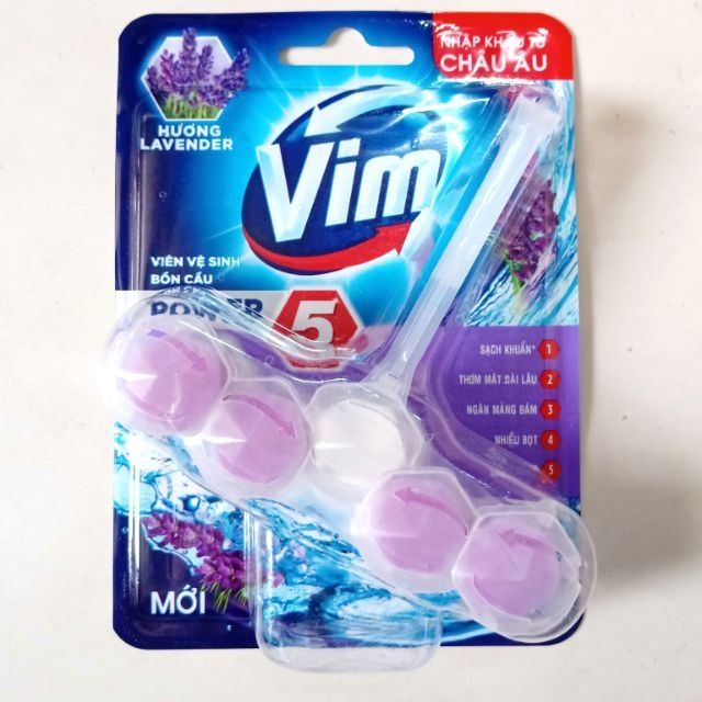 Viên Tẩy Bồn Cầu Vim Power 5