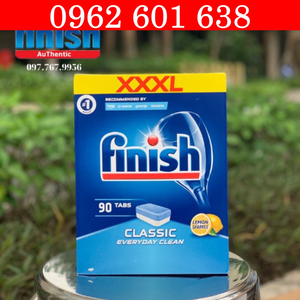 COMBO FINISH: VRB Classic 90 viên + Muối 1,5kg + Bóng 750ml