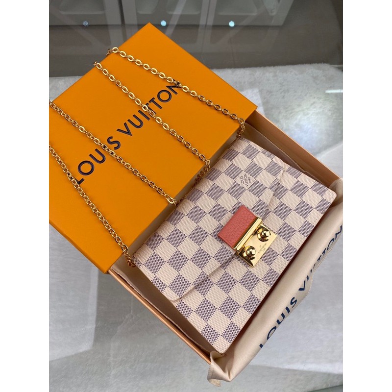 Túi xách nữ Louis Vuitton LV da thật cao cấp dây đeo xích sang trọng hàng vip 1-1