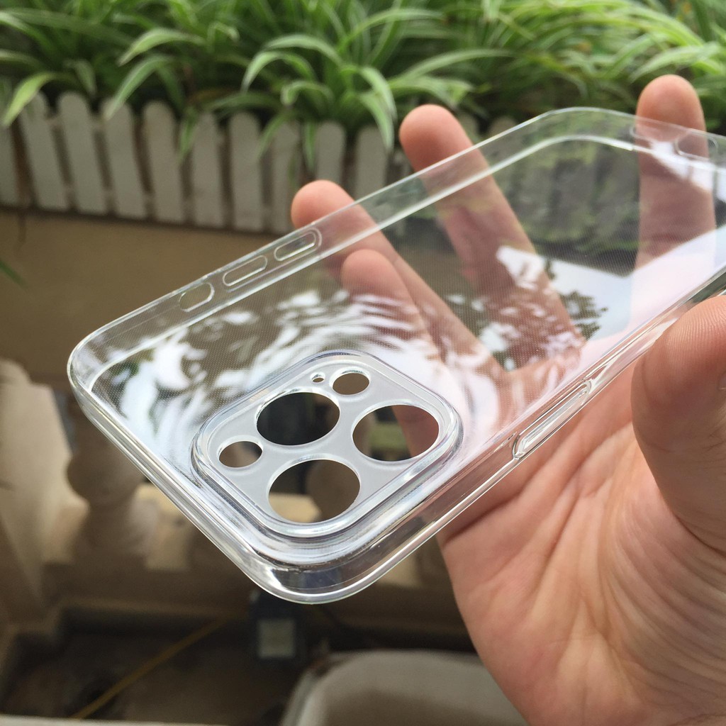 Ốp lưng silicon Gor cho Apple iPhone 12 Pro Max 6.7 inch siêu mỏng, có gờ bảo vệ camera