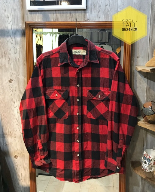 Sơ Mi Flannel Hàng Hãng Vintage|IB chọn mẫu trước khi đặt hàng | BigBuy360 - bigbuy360.vn