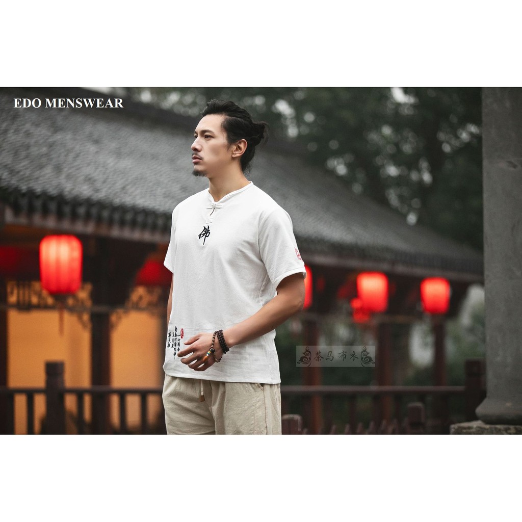 Áo Hanfu chất đũi mặc khỏe đẹp, siêu cool ngầu, phong cách