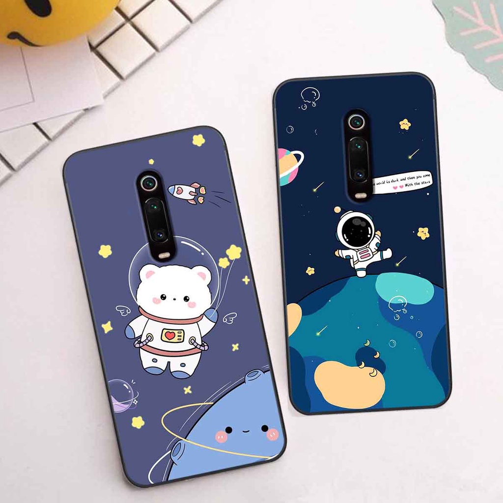 Ốp Xiaomi Redmi K20 in hình vũ trụ, phi hành gia bầu trời cute dễ thương