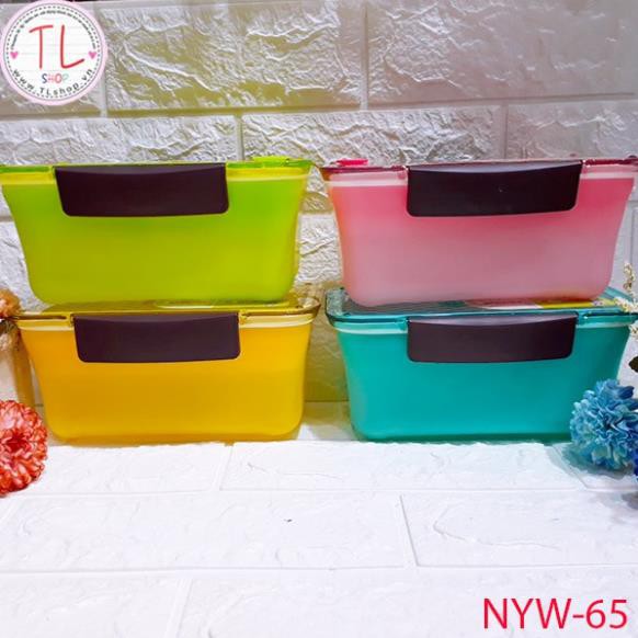 Hộp nhựa - Hộp cơm đựng thức ăn 2 ngăn 1 tầng/2 tầng - Đồ gia dụng