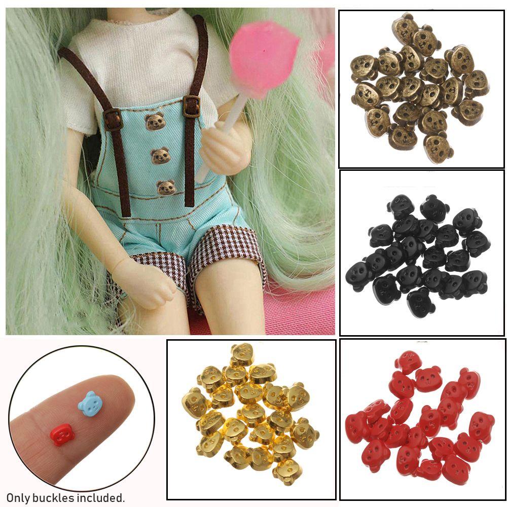 BEBETTERM Set 20 Nút Áo Mini Dễ Thương Dành Cho Búp Bê