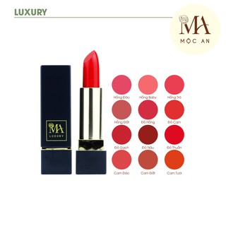 Son Lì Dưỡng Bền Màu Mềm Môi Luxury Mộc An 5g