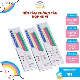 Phụ kiện trang trí bánh sinh nhật bánh kem - Nến Sinh Nhật, Nến Tăm Không Tàn