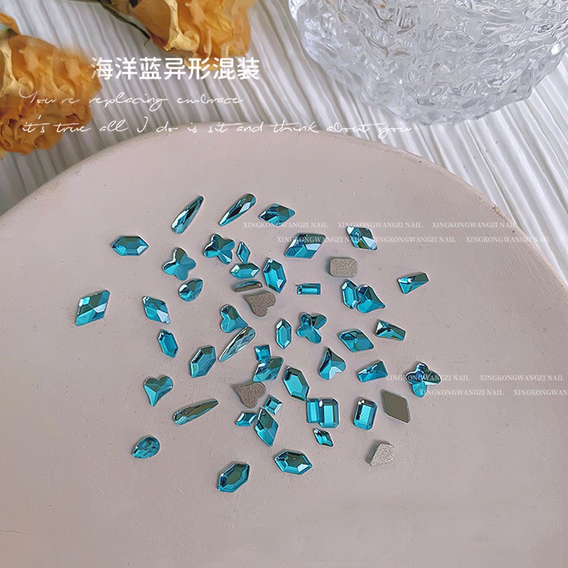 Đá khối chân bằng mix 100 viên