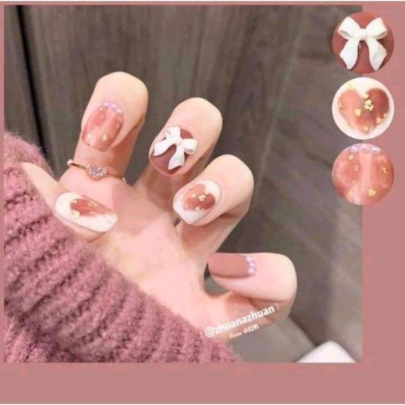 Móng giả_nail box móng thiết kế cute