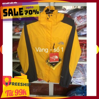 Áo khoác gió 2 lớp màu pha loại giày TNF hàng VNXK