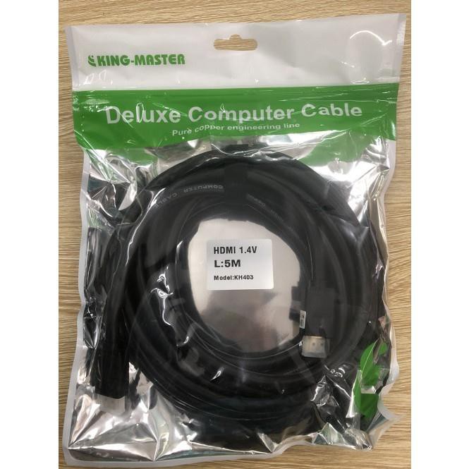 CÁP HDMI 1.4 - 5M KINGMASTER BẢO HÀNH 3 THÁNG 1 ĐỔI 1