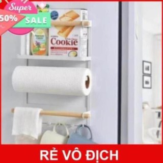 Kệ đựng đồ có nam châm hít tủ lạnh