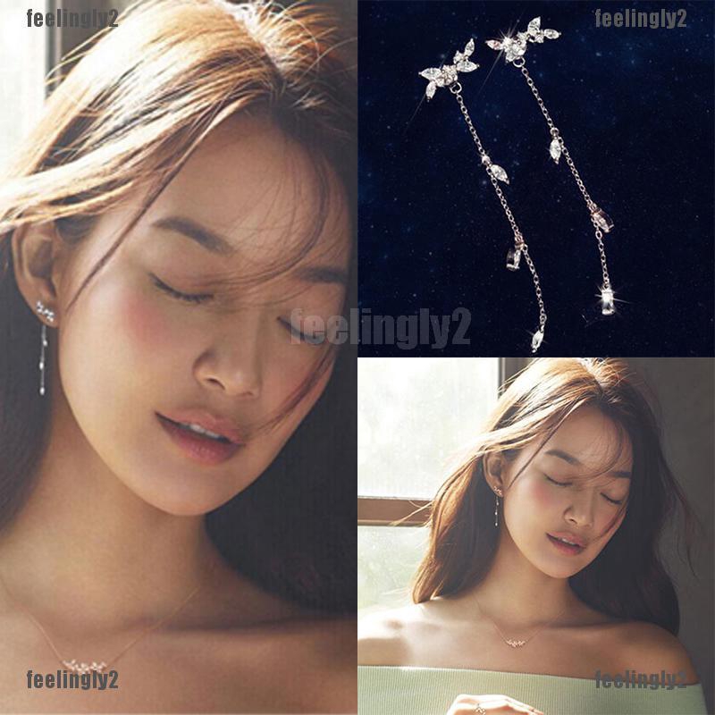 Khuyên Tai Dáng Dài Phong Cách Hàn Quốc Cá Tính