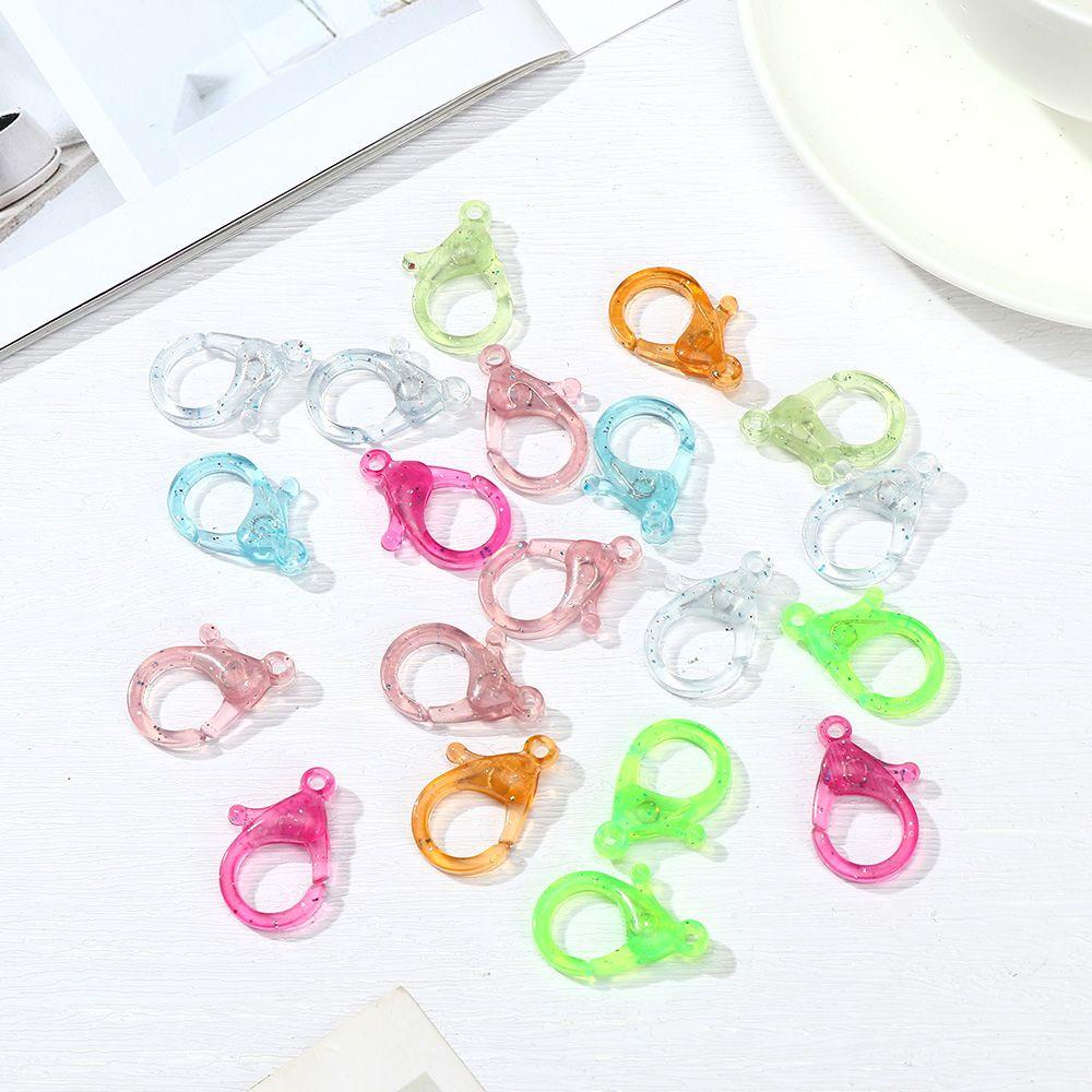 Set 10 Kẹp Tôm Hùm Bằng Nhựa Acrylic Dùng Làm Trang Sức Thủ Công DIY