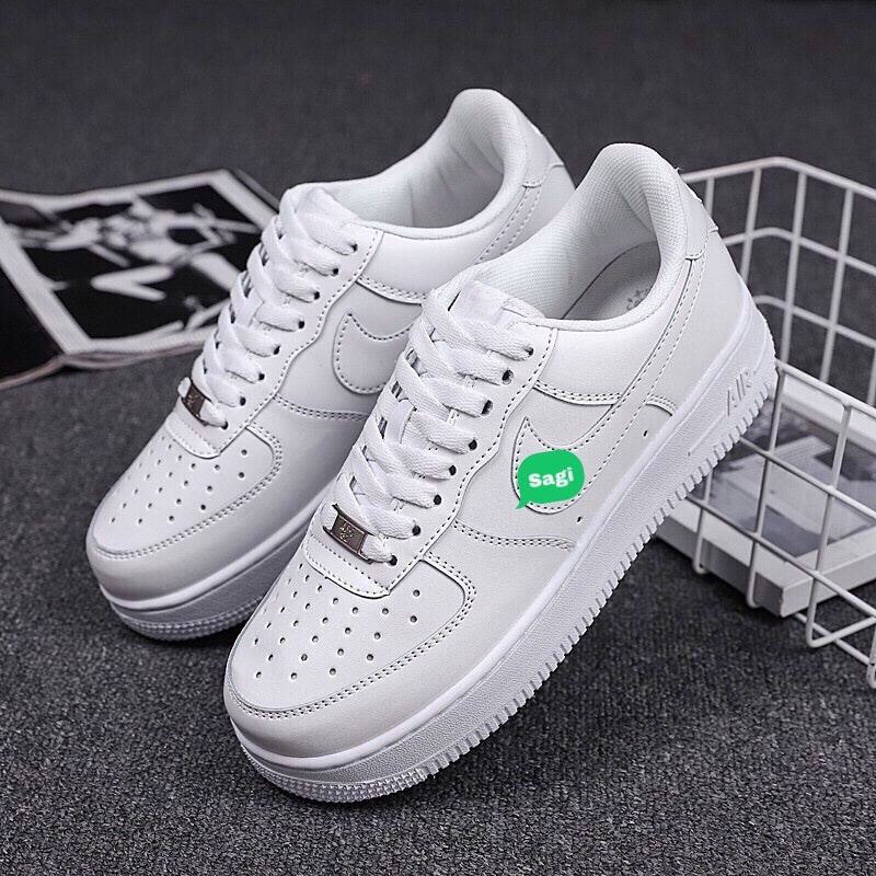 Giày thể thao nam nữ - Giày Air Force Sneaker AF1 cao cấp full bill box JD phong cách trẻ trung, đế tăng chiều cao D15