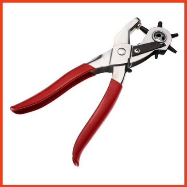 [HANG LOẠI 1 ] Kềm Bấm Lỗ Thắt Lưng, Dây Nịt,  Kìm đục Lỗ Dây Đồng Hồ  Thiết Kế Thông Minh Với 6 Đầu Bấm