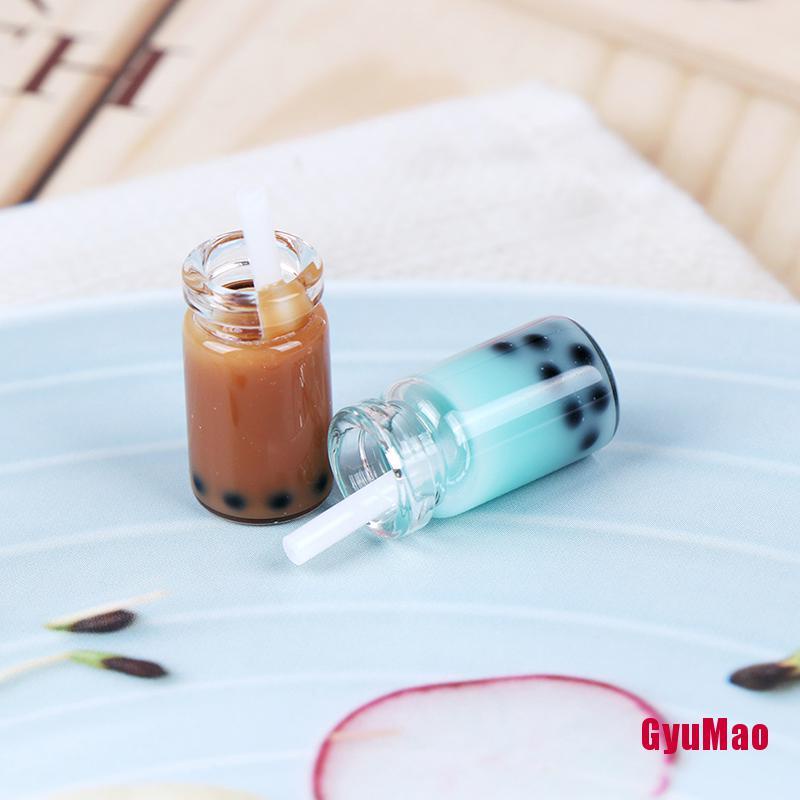 Bộ 3 Ly Trà Sữa mini Tỉ Lệ 1:12 Trang Trí Nhà Búp Bê Xinh Xắn