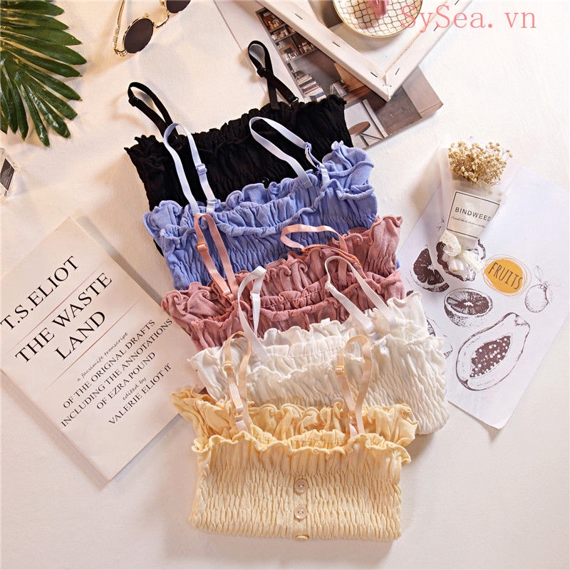 Áo Hai Dây Kiểu Hàn Quốc Cho Nữ