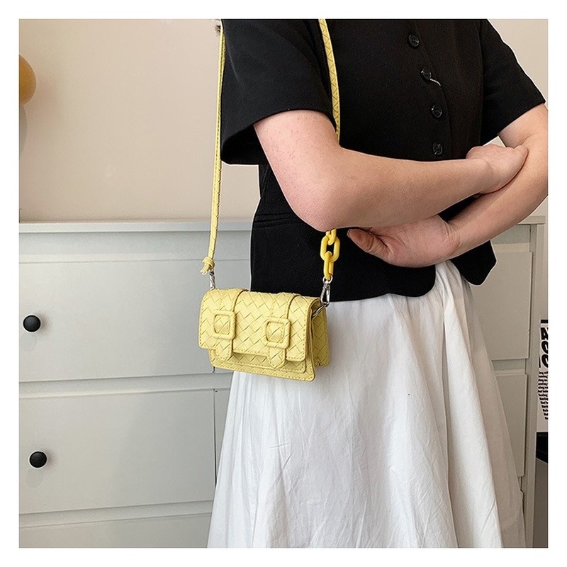 Túi Xách Đan Len Màu Trơn NB00299