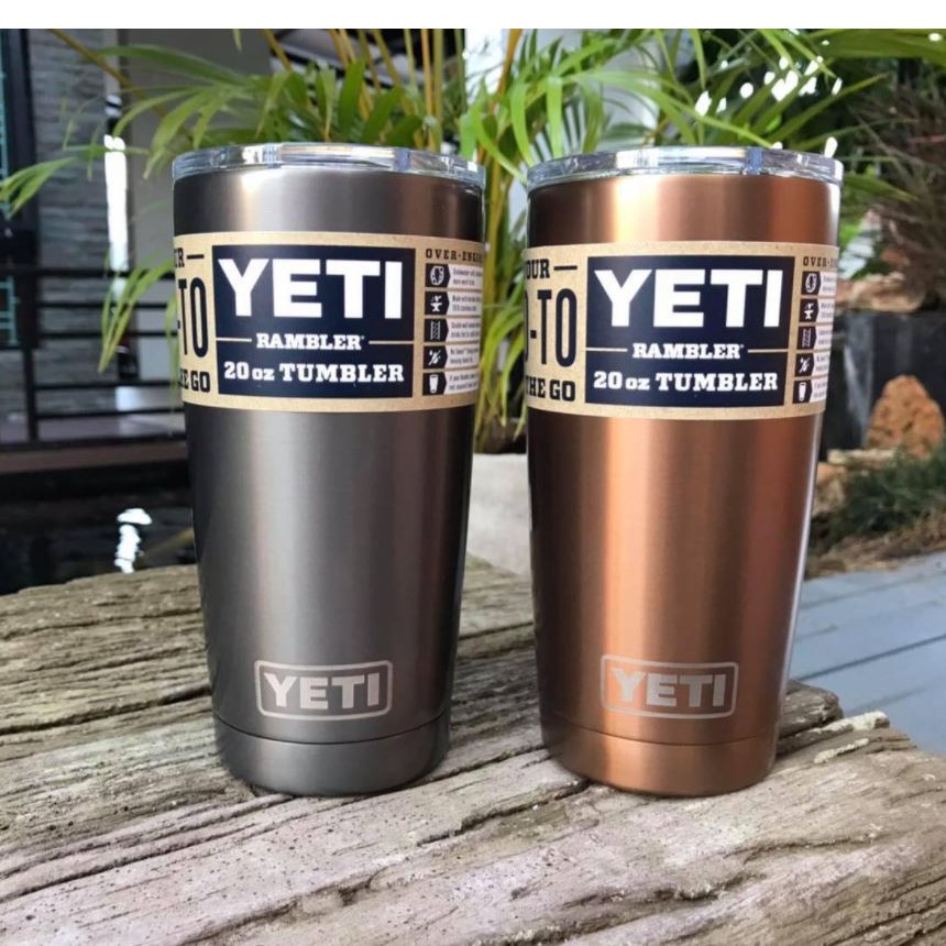 Ly giữ nhiệt YETI Graphite 20oz + Nắp Magslider (600 ml) - Stainless Steel/Thép không gỉ cao cấp - BILL MĨ