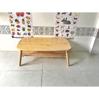 Bàn trà 2 tầng 75x45x27cm