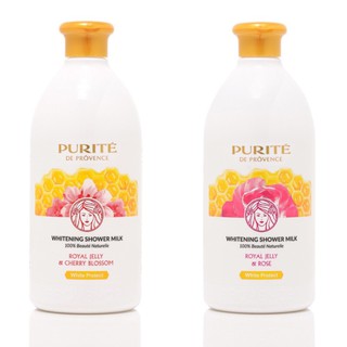 sữa tắm PURITE sữa ong chúa+ anh đào và sữa ong chúa + hoa hồng 500ml CHÍNH HÃNG