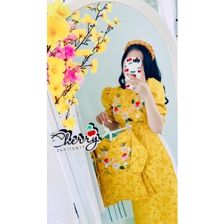 Áo dài mẹ và bé cao cấp