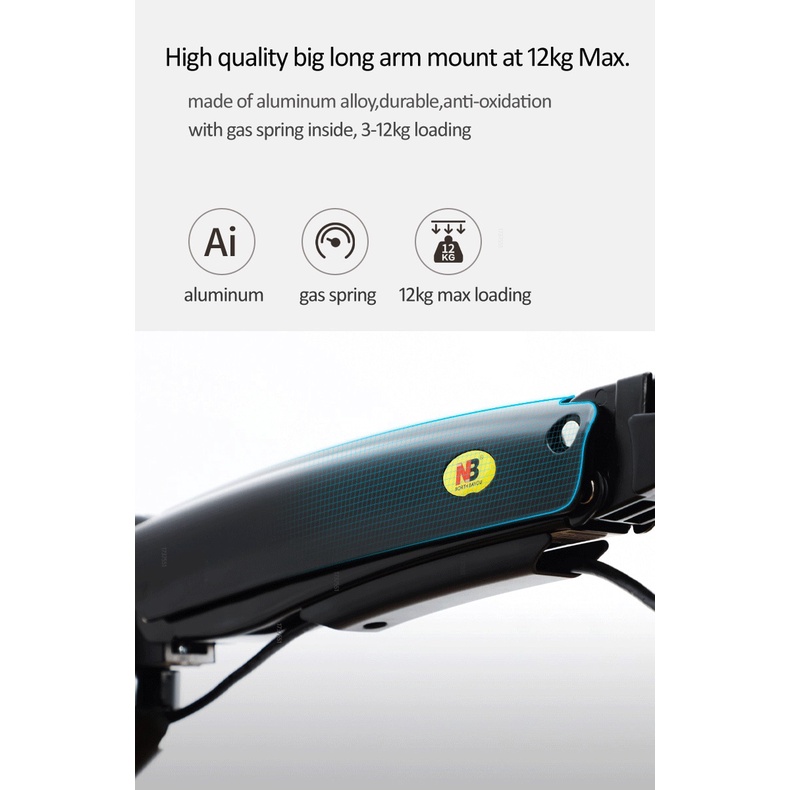 Giá Treo Hai Màn Hình Cao Cấp NB-F195A 22 - 32 Inch - Tay Treo Hai Màn Hình Máy Tính NorthBay