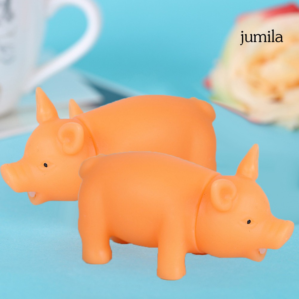 Đồ Chơi Nắn Bóp Giảm Căng Thẳng Thiết Kế Heo Con Mềm Dẻo Nhiều Màu Sắc Xinh Xắn