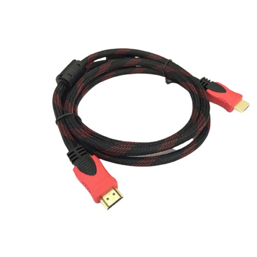 Cáp HDMI tròn bọc dù chống nhiễu dài 1.5M 3M 5M, cáp HDMI dây dù chống chuột full hd