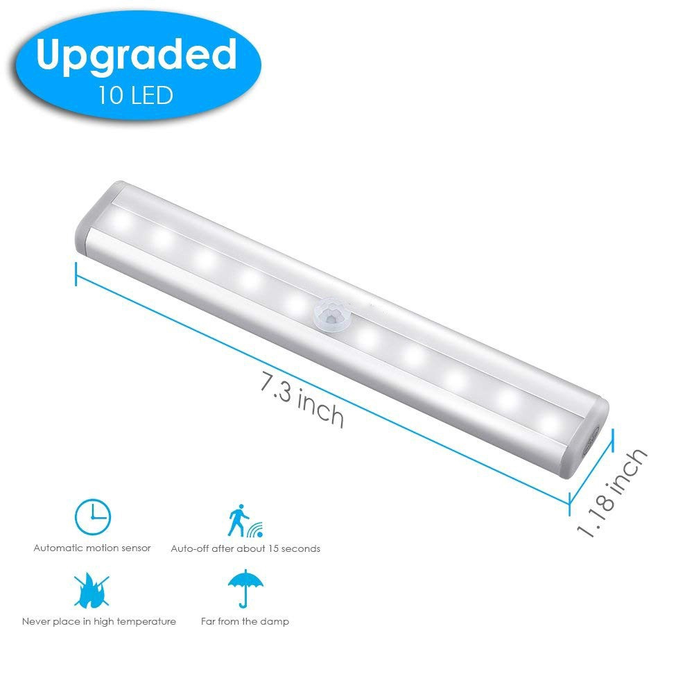 Đèn LED Không Dây Cảm Biến Chuyển Động IR Dùng Cho Tủ Quần Áo / Cầu Thang / Hành Lang