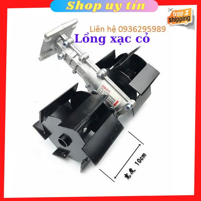 ĐẦU XỚI ĐẤT SẠC CỎ ĐA NĂNG LẮP CHO MÁY CẮT CỎ 7 khía 9 khía 28,26 trục